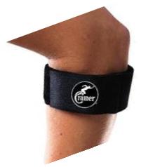Cramer Tennis Elbow Strap for Golfers Elbow, Rowers Elbow, Fishing Elbow, Weightlifting, Powerlifting, Basketball, Elbow Hyperextension and Injury Recovery, Athletic Elbow Support Brace, Elbow Band