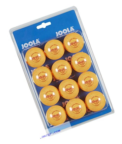 JOOLA 40mm Table Tennis Training Ball 12 Count Set (1-Star) - Orange
